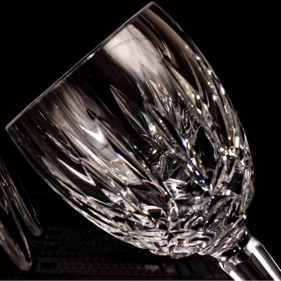 Waterford Crystal White Drinkware Set with Intricate Patterns - Picture 6 of 10
